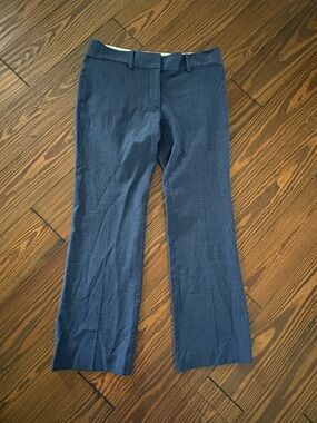 LOFT 6P Marisa Trousers Navy Blue Dress Pants